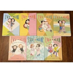 Lot of 7 Ivy + Bean by Annie Barrows Paperback Chapter Books #'s 1-3 & 5-8